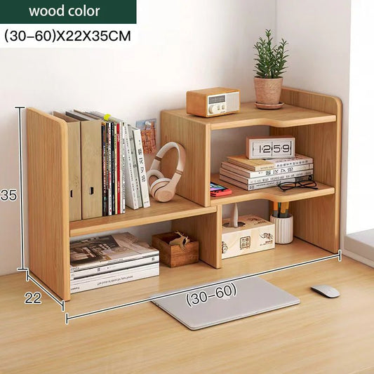 étagère de bureau bois multi compartiments - vente privée 14:19302