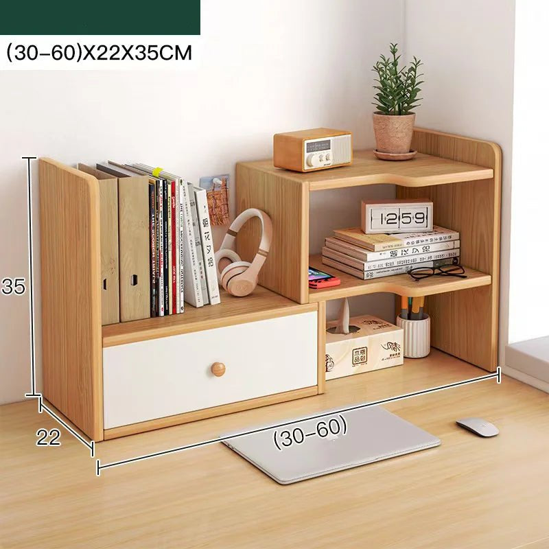 étagère de bureau bois multi compartiments - vente privée 14:69103