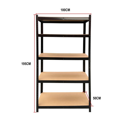 étagère garage 180x90x40cm - vente privée 14:193200x100x50cm-Black;200007763:201336101