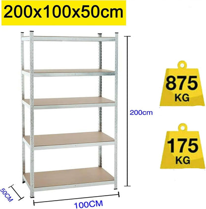 étagère garage 180x90x40cm - vente privée 14:350850200x100x50cm-G;200007763:201336101
