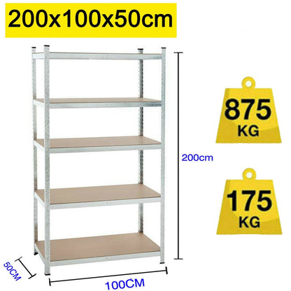 étagère garage 875kg Capacité 200 x 100 x 50 cm - vente privée 14:350853;200007763:201336101