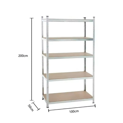 étagère garage atelier - vente privée 14:10Silver-200x100x50cm;200007763:201336101