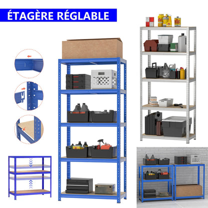 étagère garage atelier - vente privée 14:200006155Blue-170x75x30cm;200007763:201336101