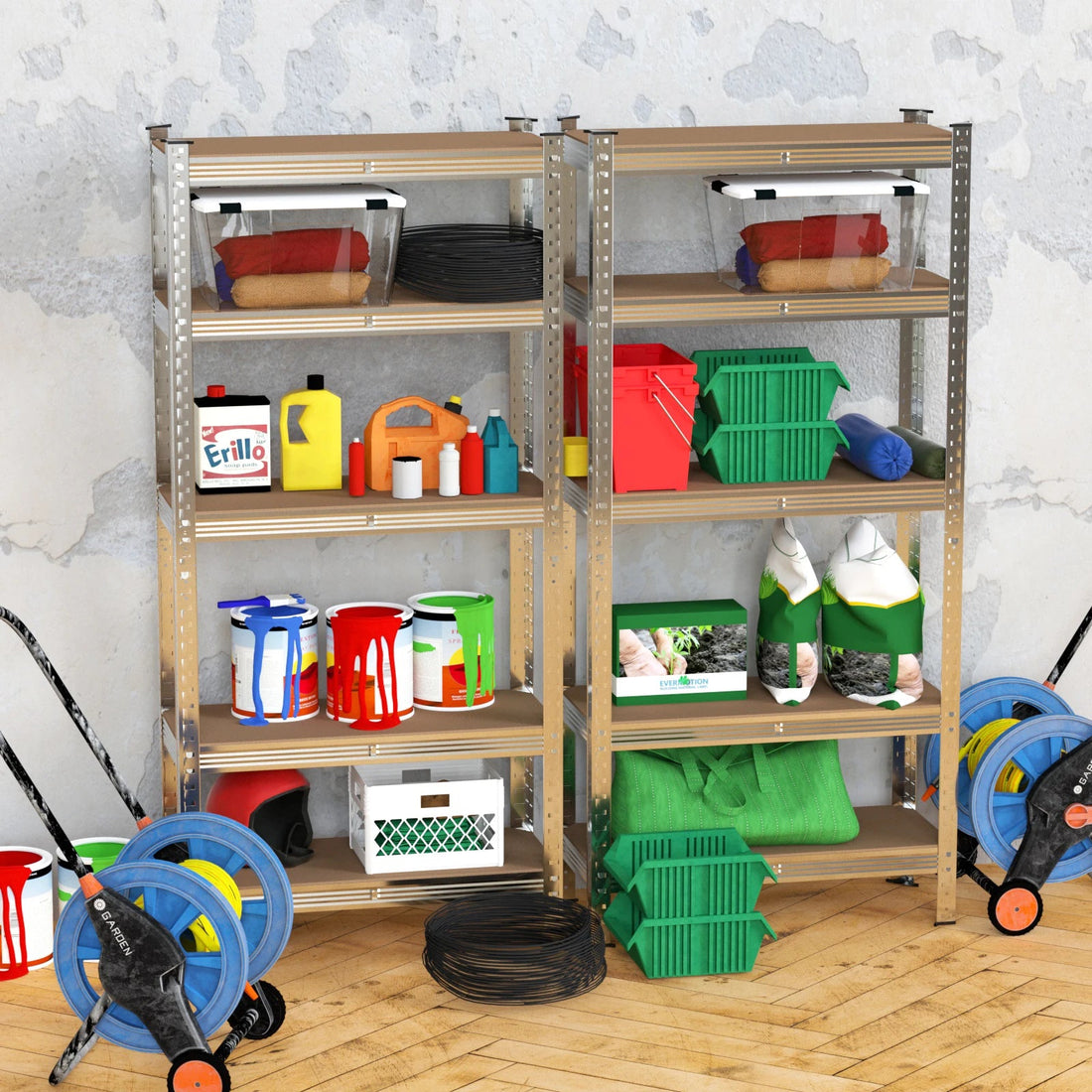 étagère garage charge lourde - vente privée 14:350853200x100x50cm;200007763:201336101