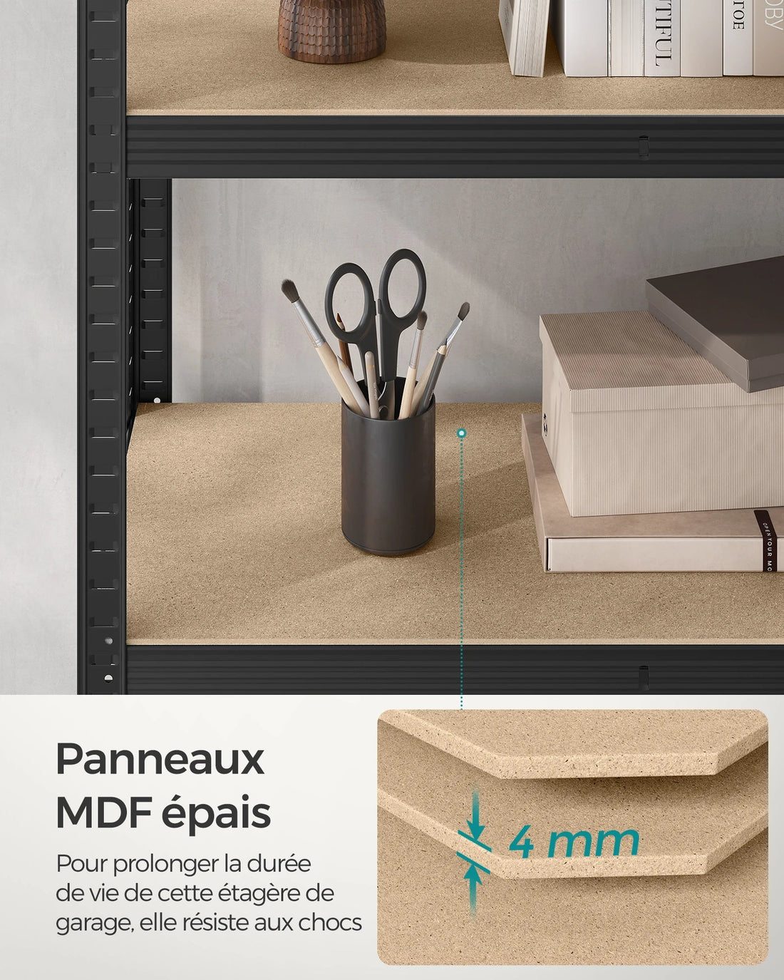 étagère garage largeur 50cm, 875 kg - vente privée 14:201805806Marron Rustique;200007763:201336101