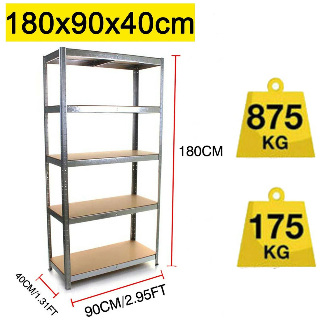 étagère garage profondeur 40cm - vente privée 14:350853;200007763:201336101