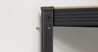 étagère garage solide 30 x 75 x 150 cm, 650 kg - vente privée 14:201805806Noir;200007763:201336342
