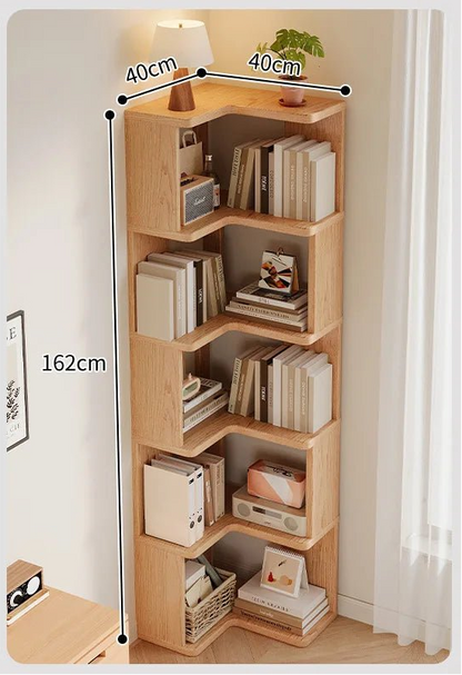 Étagère livre d'angle en bois massif moderne - vente privée 14:2008440625 Layers 40 cm