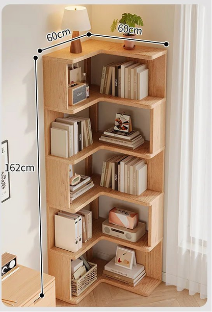 Étagère livre d'angle en bois massif moderne - vente privée 14:3650165 Layers 60 cm