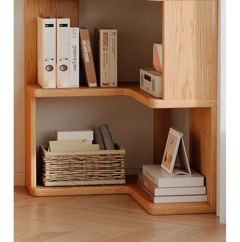 Étagère livre d'angle en bois massif moderne - vente privée 14:3650165 Layers 60 cm