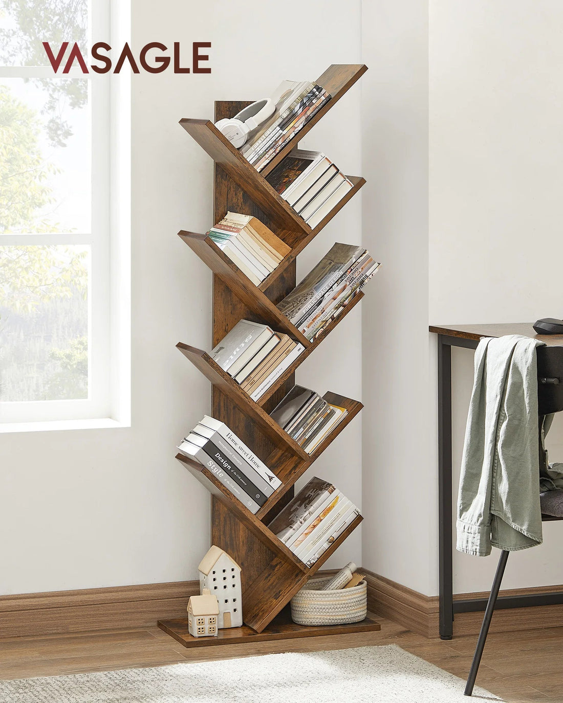 Étagère livre de luxe pour chambre - vente privée 14:365458Marron Rustique;200007763:201336342