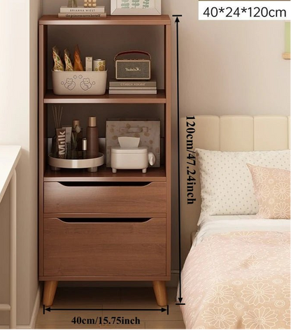 Étagère livre de salon à plusieurs niveaux - vente privée 14:10Brown