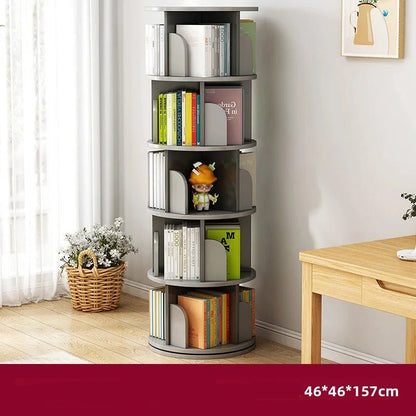 Étagère livre en bois rotatif - vente privée 14:1935L light gray A