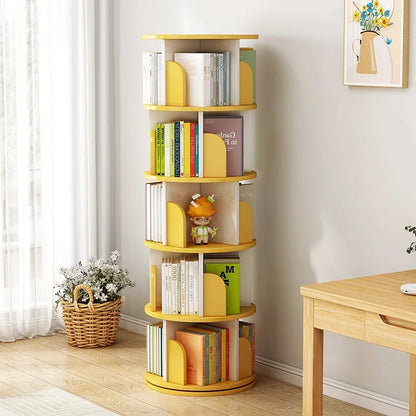 Étagère livre en bois rotatif - vente privée 14:3666L walnut B