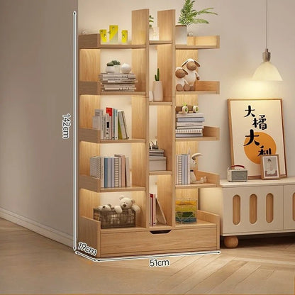 Étagère livre moderne en bois massif - vente privée 14:10original