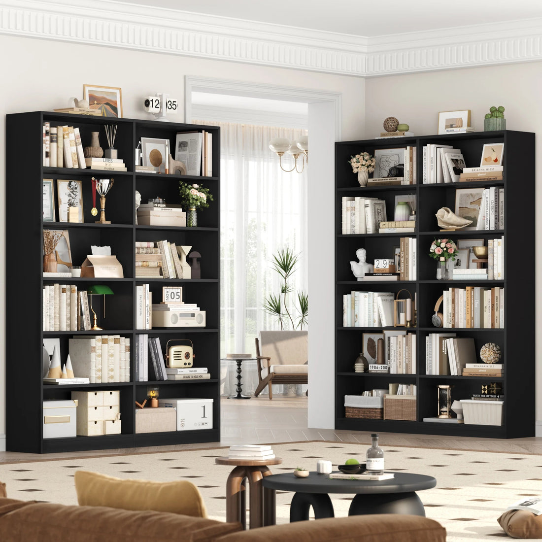 Étagère livre multifonction tendance 120x30x188.7cm - vente privée 14:200001438Oak;200007763:201336101
