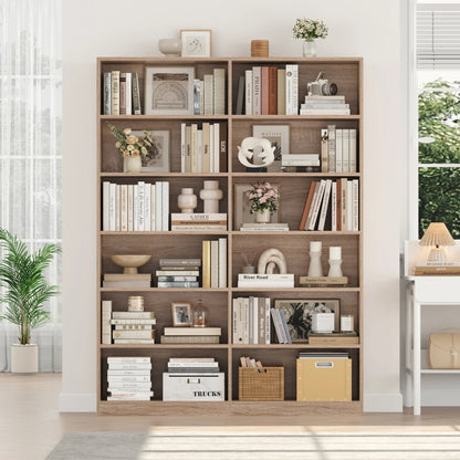 Étagère livre multifonction tendance 120x30x188.7cm - vente privée 14:200001438Oak;200007763:201336101