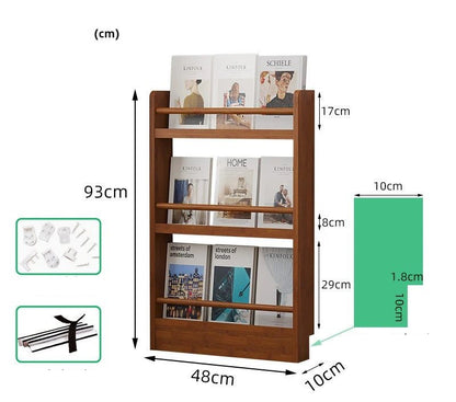 Étagère livre murale ultra - mince - vente privée 14:103 layers 48CM