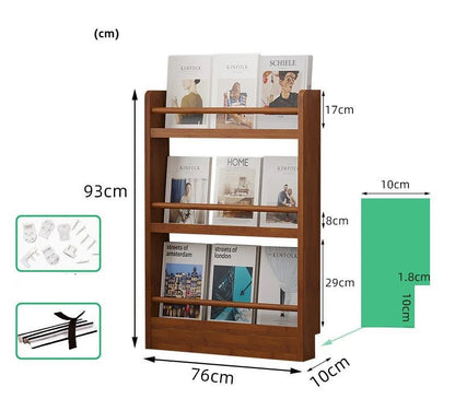 Étagère livre murale ultra - mince - vente privée 14:1733 layers 76CM