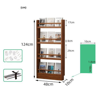 Étagère livre murale ultra - mince - vente privée 14:1754 layers 48CM