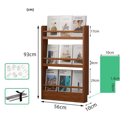 Étagère livre murale ultra - mince - vente privée 14:293 layers 56CM