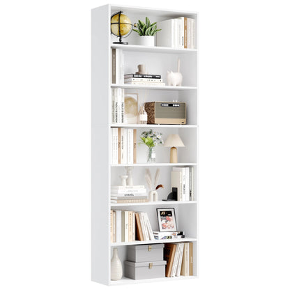 Étagère livre originale et moderne 60x23.5x209.5 cm - vente privée 14:29White;200007763:201336101