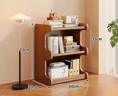 Étagère livre simple en bambou - vente privée 14:10three layers 60