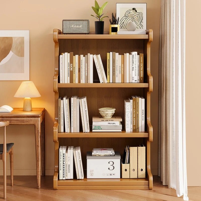 Étagère livre simple en bambou - vente privée 14:29three layers 80