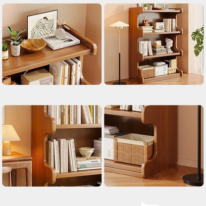 Étagère livre simple en bambou - vente privée 14:29three layers 80