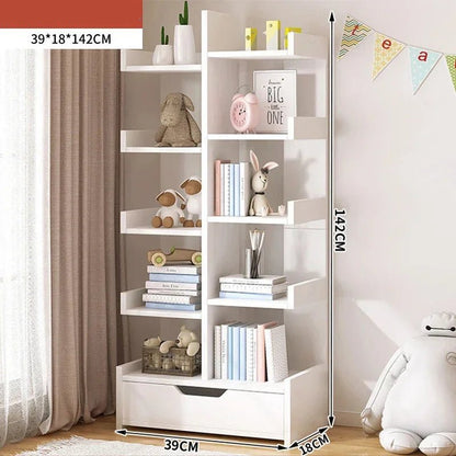 Étagère livre sur pied en bois de qualité - vente privée 14:49610-LayerWithDrawer B
