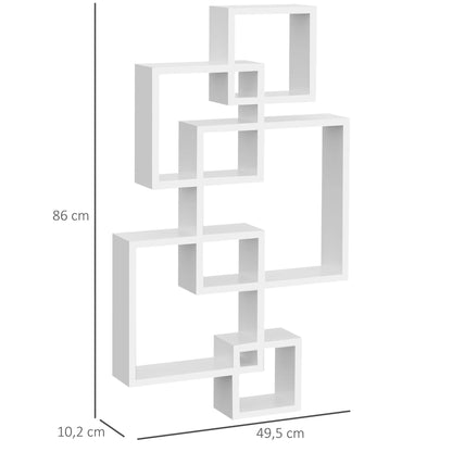 étagère murale 5 cubes - 49,5x10,2x86 cm - vente privée 14:29White;200007763:201336104;5:-1