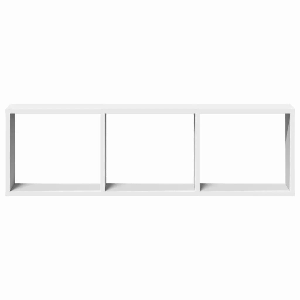 étagère murale blanc en 3 parties carrés 100x16x30 cm - vente privée 14:20000019560 x 16 x 30 cm;200007763:201336342
