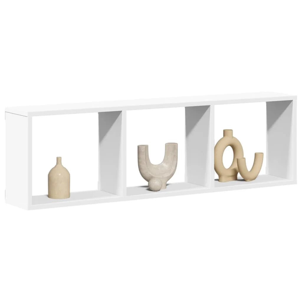 étagère murale blanc en 3 parties carrés 100x16x30 cm - vente privée 14:20000019560 x 16 x 30 cm;200007763:201336342