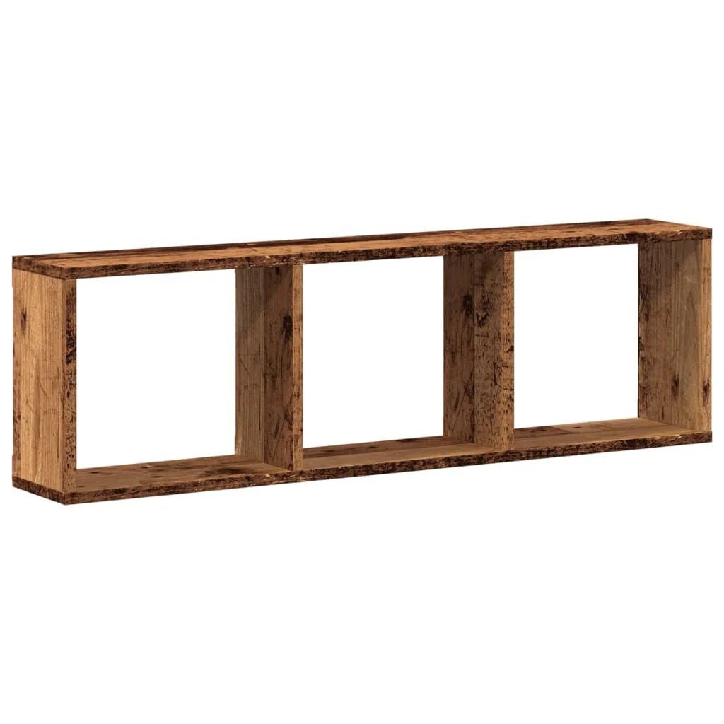 étagère murale blanc en 3 parties carrés 100x16x30 cm - 14:200004870100 x 16 x 30 cm;200007763:201336342