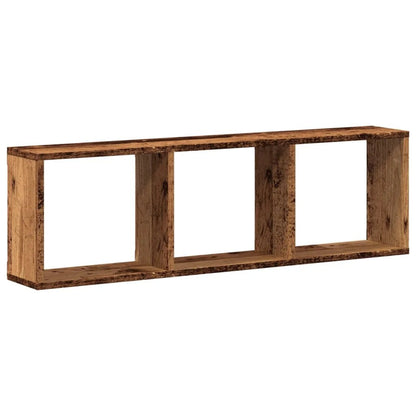étagère murale blanc en 3 parties carrés 100x16x30 cm - 14:200004870100 x 16 x 30 cm;200007763:201336342