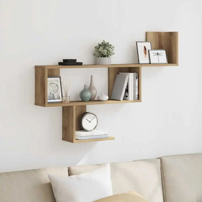 étagère murale blanche 100x15x70 cm - vente privée 14:200006155Brown;200007763:201336342