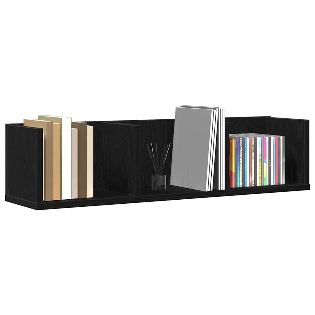 étagère murale bois en 3 parties 75x18x18 cm - vente privée 14:200002984Black;200007763:201336342