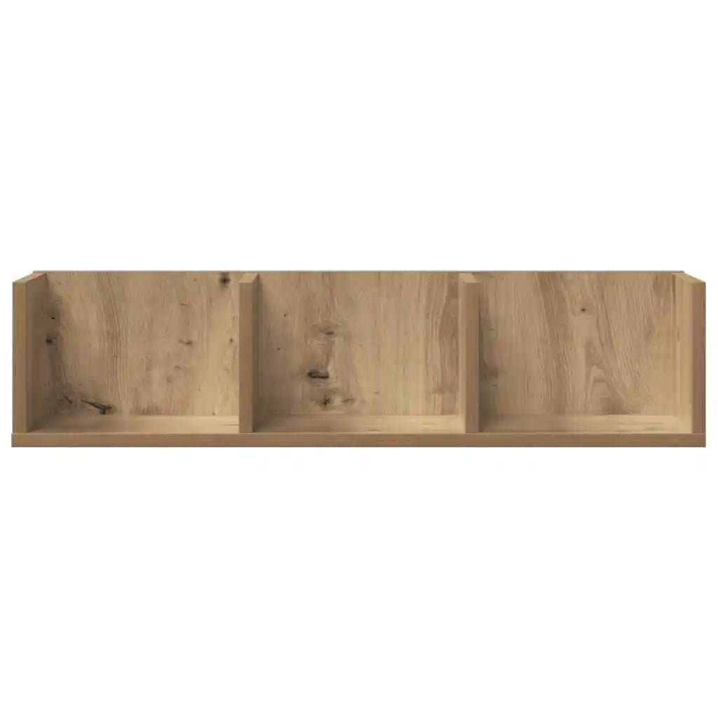 étagère murale bois en 3 parties 75x18x18 cm - vente privée 14:200002984Black;200007763:201336342