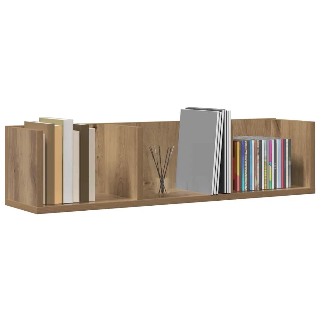 étagère murale bois en 3 parties 75x18x18 cm - vente privée 14:200002984Black;200007763:201336342
