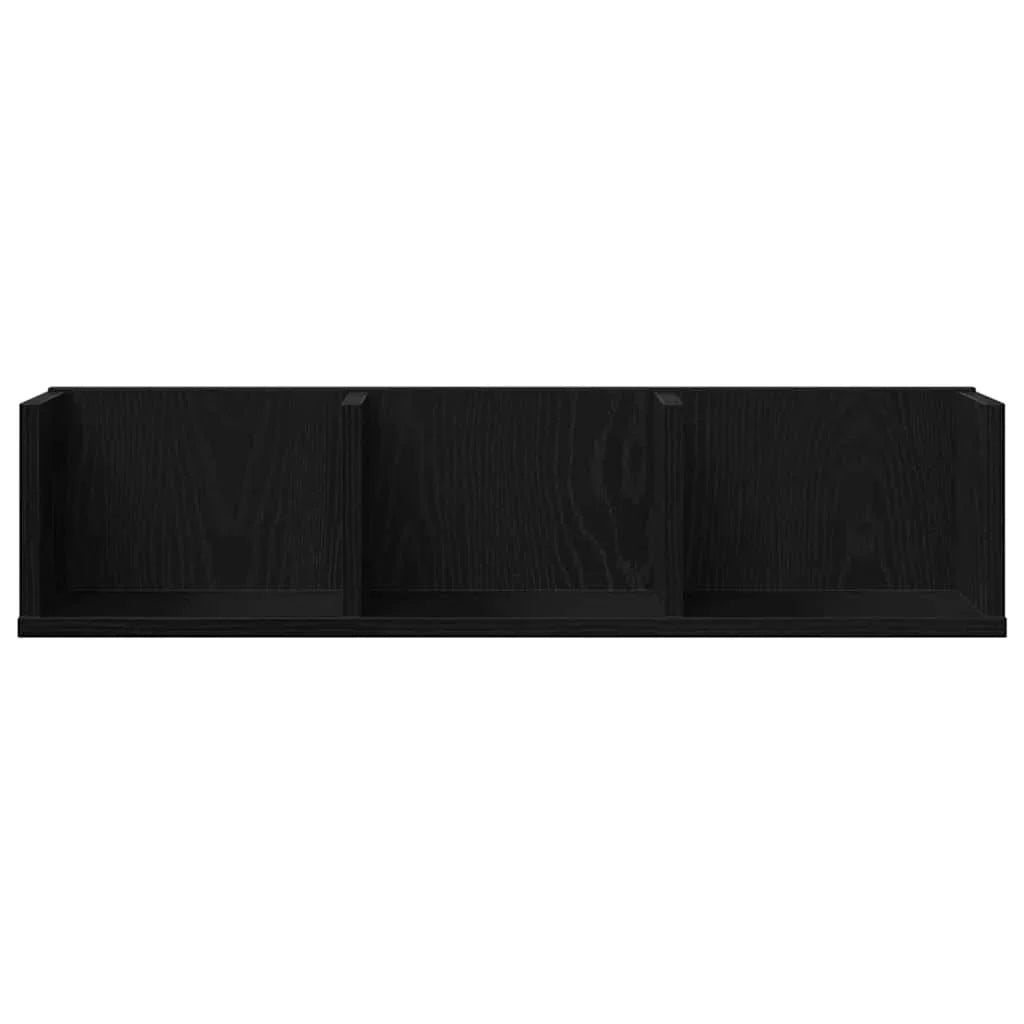 étagère murale bois en 3 parties 75x18x18 cm - vente privée 14:200002984Black;200007763:201336342