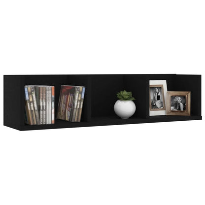 étagère murale bois en 3 parties 75x18x18 cm - vente privée 14:200002984Black;200007763:201336342