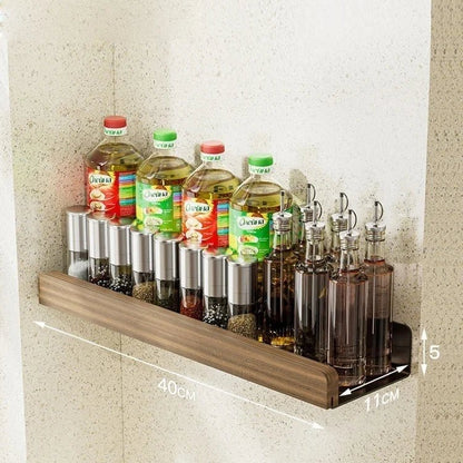 étagère murale bois massif - vendu à l'unité - vente privée 14:100018786wood black 40cm