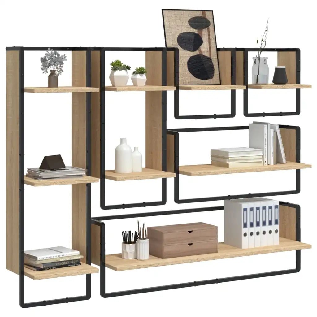 étagère murale cadre de 6 pièces - vente privée 14:200006151Light Grey;200007763:201336342