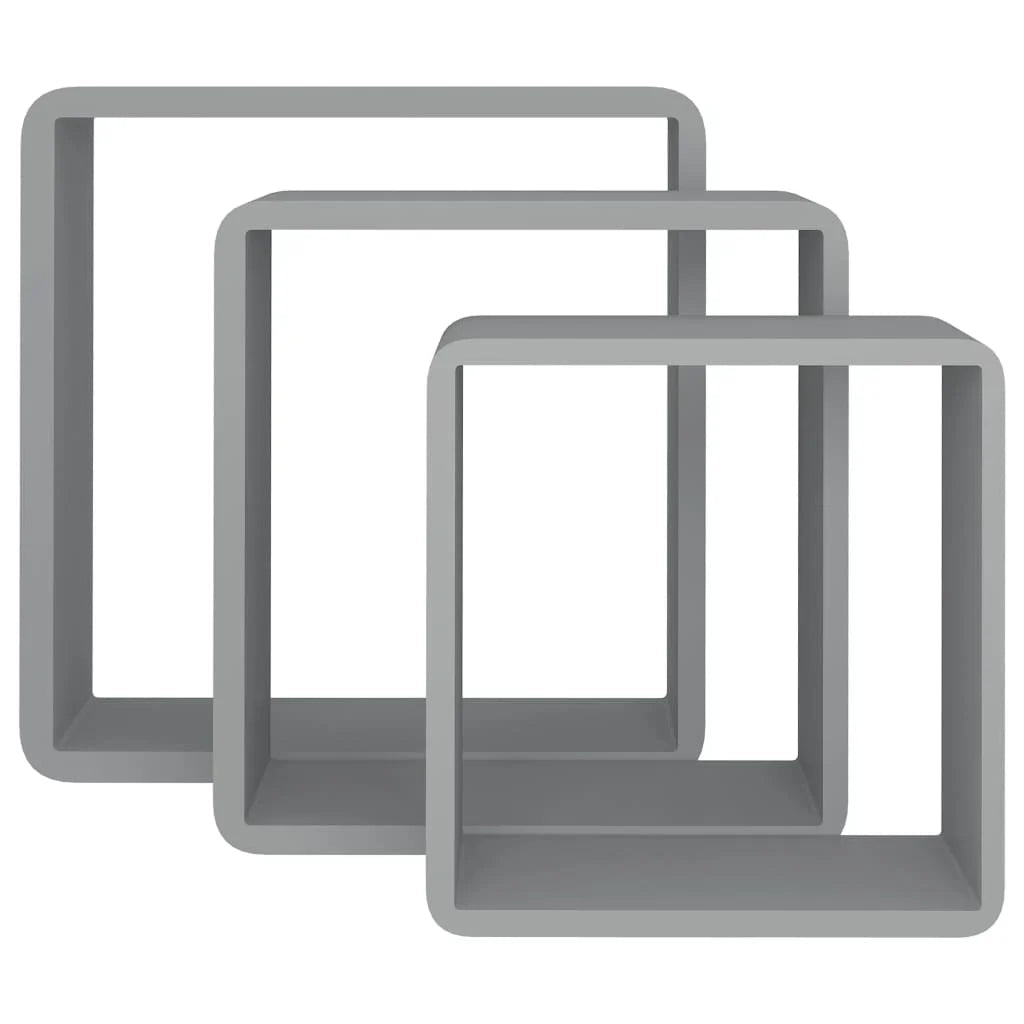 étagère murale cube 3 pcs moderne - vente privée 14:201504125Black;200007763:201336342