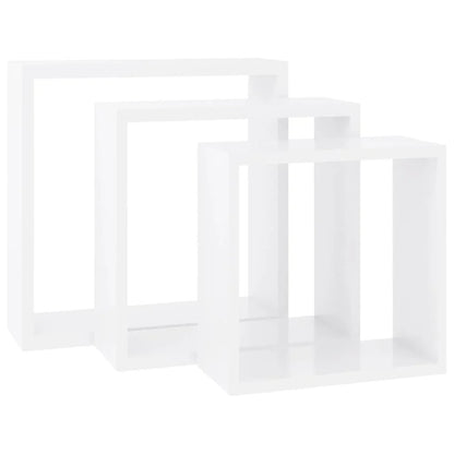 étagère murale cube 3 pcs moderne - vente privée 14:201504125Black;200007763:201336342