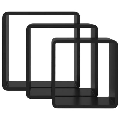 étagère murale cube 3 pcs moderne - vente privée 14:201504125Black;200007763:201336342