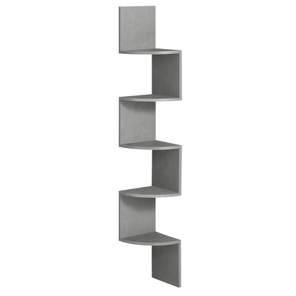 étagère murale d'angle géométrique 5 niveaux - vente privée 14:691;200007763:201336342