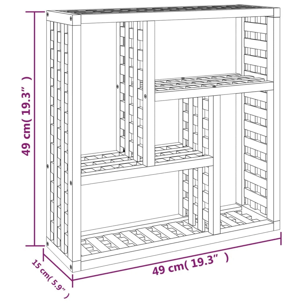 étagère murale de 49x15x49 cm en forme de carré - vente privée 200007763:201336342