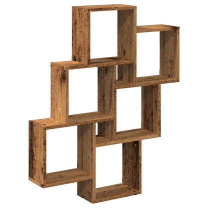 étagère murale design moderne 78x15x93 cm - vente privée 14:200004870Brown;200007763:201336342