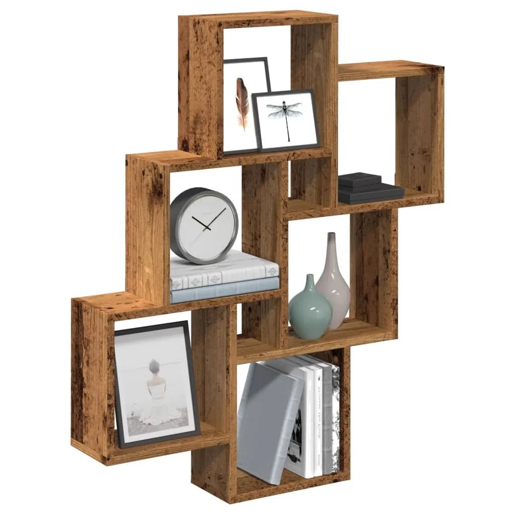 étagère murale design moderne 78x15x93 cm - vente privée 14:202713809White;200007763:201336342